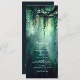 Magisches Hochzeitsprogramm für verzauberte Wälder