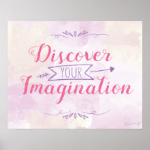 Magisches Imagination Poster (Pink)