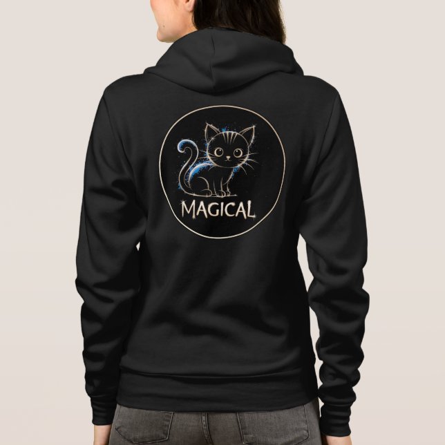 Magisches Kätzchen Hoodie (Rückseite)