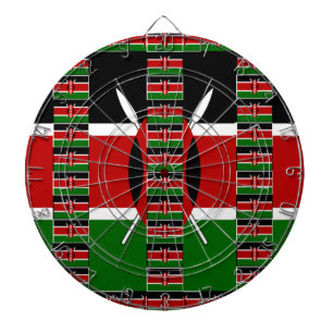 🇰 🇪 Magisches Kenia: Rahmen der Einheit und des  Dartscheibe