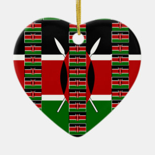 🇰 🇪 Magisches Kenia: Rahmen der Einheit und des  Keramik Ornament