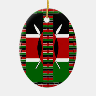 🇰 🇪 Magisches Kenia: Rahmen der Einheit und des  Keramikornament