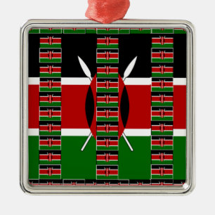 🇰 🇪 Magisches Kenia: Rahmen der Einheit und des Ornament Aus Metall