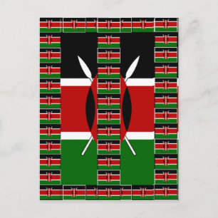 🇰 🇪 Magisches Kenia: Rahmen der Einheit und des  Postkarte