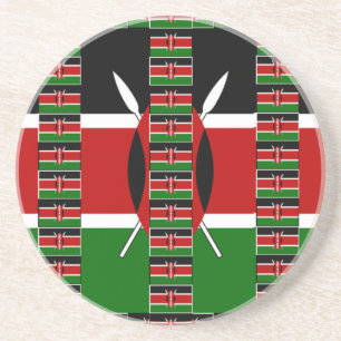 🇰🇪 Magisches Kenia: Rahmen der Einheit und des S Untersetzer