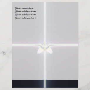 Magisches Kreuz-Briefkopfdesign Briefbogen