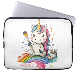 Magisches Maler Einhorn (1) Laptopschutzhülle