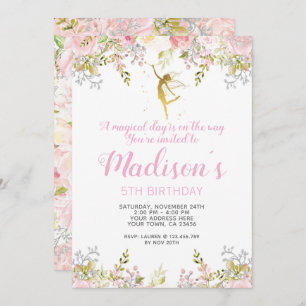 Magisches Märchengeburtstag Einladung Foto