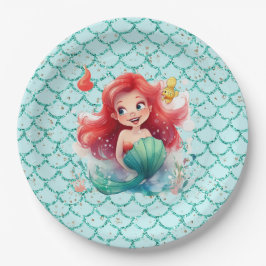 Magisches Mermaid-Themed-Party Pappteller
