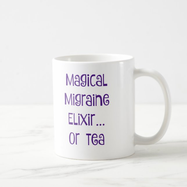Magisches Migräne-Elixier…. Tee Kaffeetasse (Rechts)