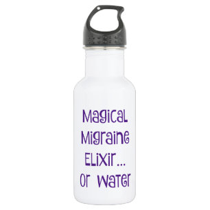 Magisches Migräne-Elixier…. Wasser Trinkflasche