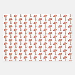 Magisches Mushroom-Toadstool-Wrapping-Papier Geschenkpapier Set