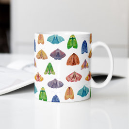 Magisches Nachtmottenmuster Mystischer Schmetterli Kaffeetasse