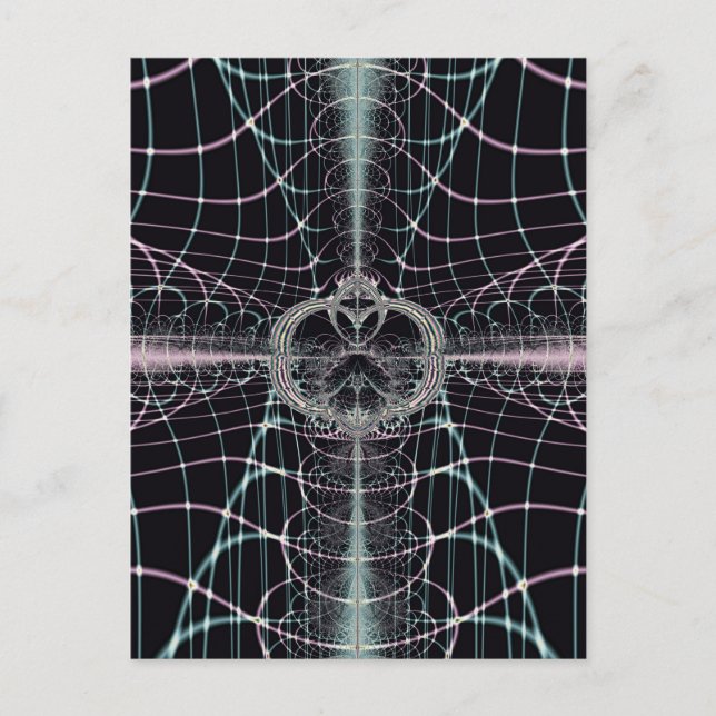 Magisches Netz Postkarte (Vorderseite)