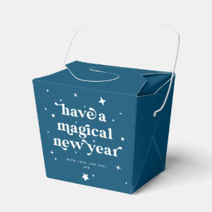 Magisches Neujahr mit benutzerdefinierter Farbe + Geschenkschachtel