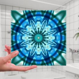 Magisches Ocean Fraktal Art Tile Fliese