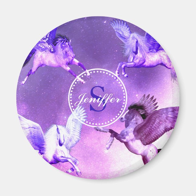 Magisches Pegasus Universum. Magnet (Vorne)