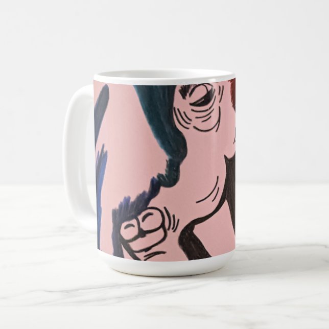 Magisches Pferd Tasse (Vorderseite Links)