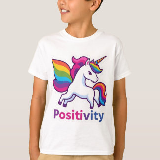 Magisches Positivitäts-Sticker-T-Shirt-Design T-Shirt