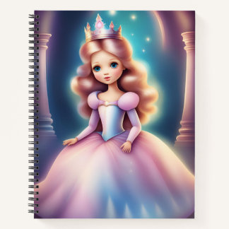 Magisches Princess Spiral Notebook - Zauberhafte F Notizbuch