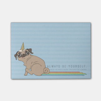 Magisches Pugicorn Post-it Klebezettel