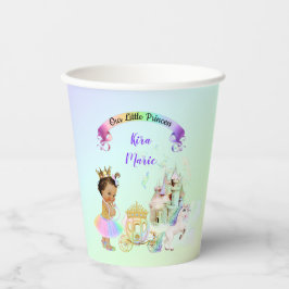 Magisches Rainbow-Prinzessin-Burgfriedhof Pappbecher