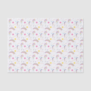Magisches Rainbow Unicorn Seidenpapier