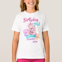 Magisches Regenbogen-Einhorn-Geburtstags-Shirt
