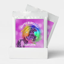 Magisches Regenbogen Einhorn Niedliches Girly-Part