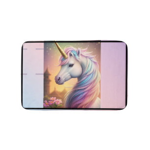 Magisches Regenbogen-Einhorn Personalisiert Badematte
