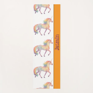 Magisches Regenbogen-Einhorn Personalisiert Yogamatte