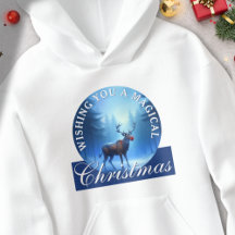 Magisches Rentier Schneewald Weihnachtsgeschenk Ku