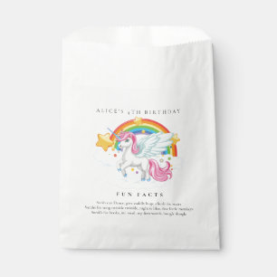 Magisches Rosa Einhorn Rainbow Geburtstagsparty Geschenktütchen
