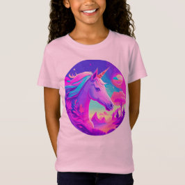 Magisches Rosa Einhorn T-Shirt