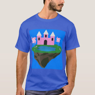 Magisches schwebendes Burg-Fantasy-T-Shirt T-Shirt