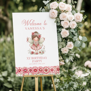 Magisches Süßes Feen Pastell Rosa 3 Geburtstags Wi Poster