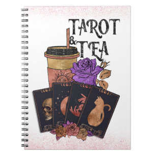 Magisches Tarot und Teekarte Notizblock
