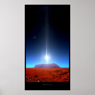 magisches Uluru Poster