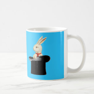 magisches Vintages Spitzenhutkaninchen Kaffeetasse