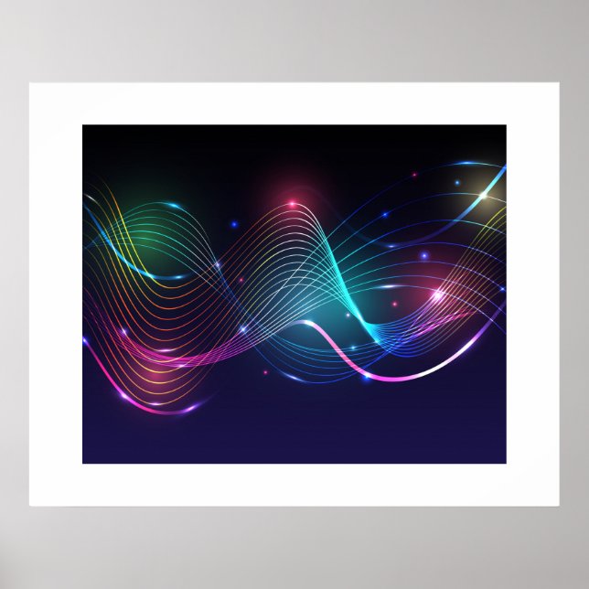 Magisches Wave Poster (Vorne)