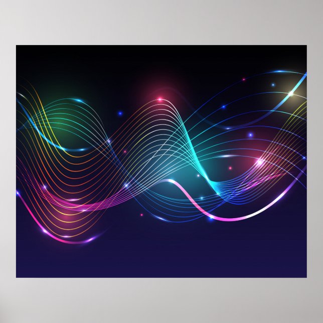 Magisches Wave Poster (Vorne)