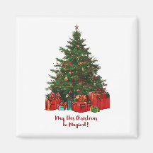 Magisches Weihnachtsbaum-Magnet