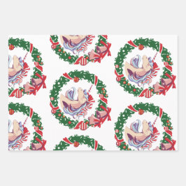 Magisches Weihnachtslied Geschenkpapier Set