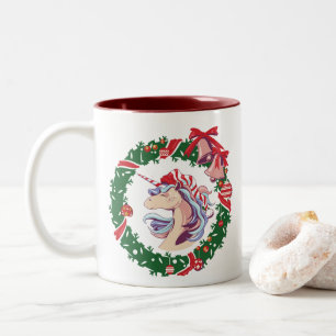 Magisches Weihnachtslied Zweifarbige Tasse
