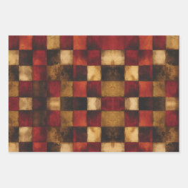 Magisches Weihnachtspapier Flachblatt-Set aus 3 Geschenkpapier Set