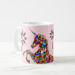 Magisches Whimsikisches Einhorn Kaffeetasse