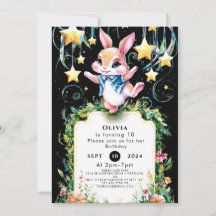 Magisches Woodland Bunny Birthday