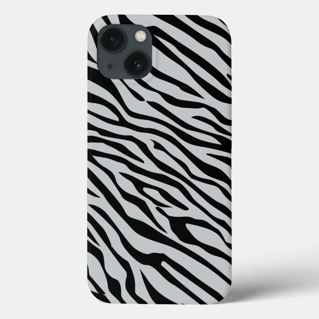 Magisches Zebra-Streifen-Klicken, zum der grauen Case-Mate iPhone Hülle (Rückseite)