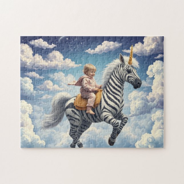 Magisches Zebro Einhorn (Horizontal)