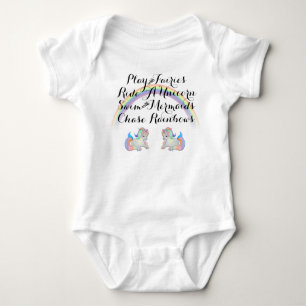 Magisches Zitat Baby Strampler